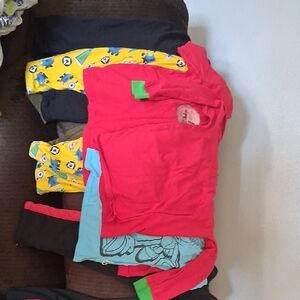 Red Kids Pajama Bottoms